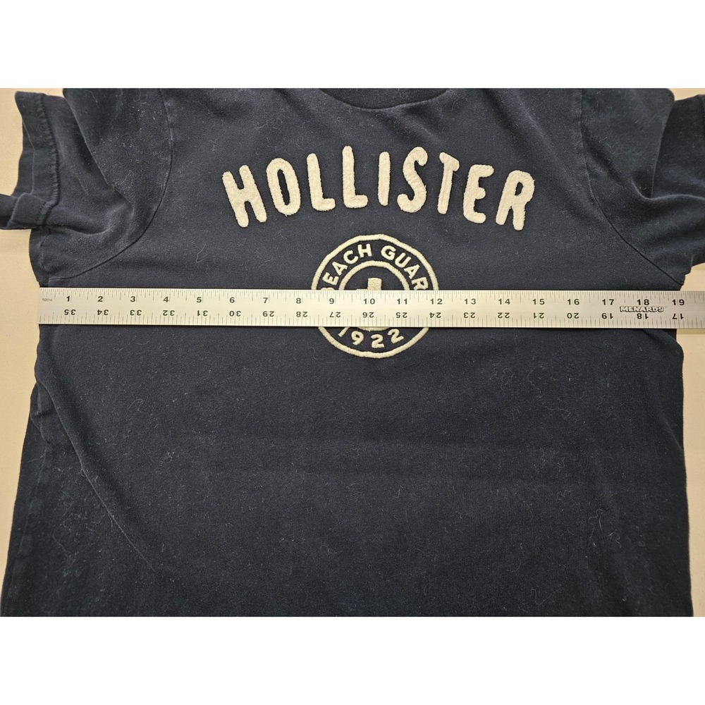 Hollister California Beach Guard 1922 Graphic Tee Navy Blue Womens Large L‎ - Picture 6 of 8